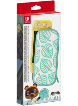 Чехол в стиле Animal Crossing: New Horizons и защитная плёнка для Nintendo Switch Lite